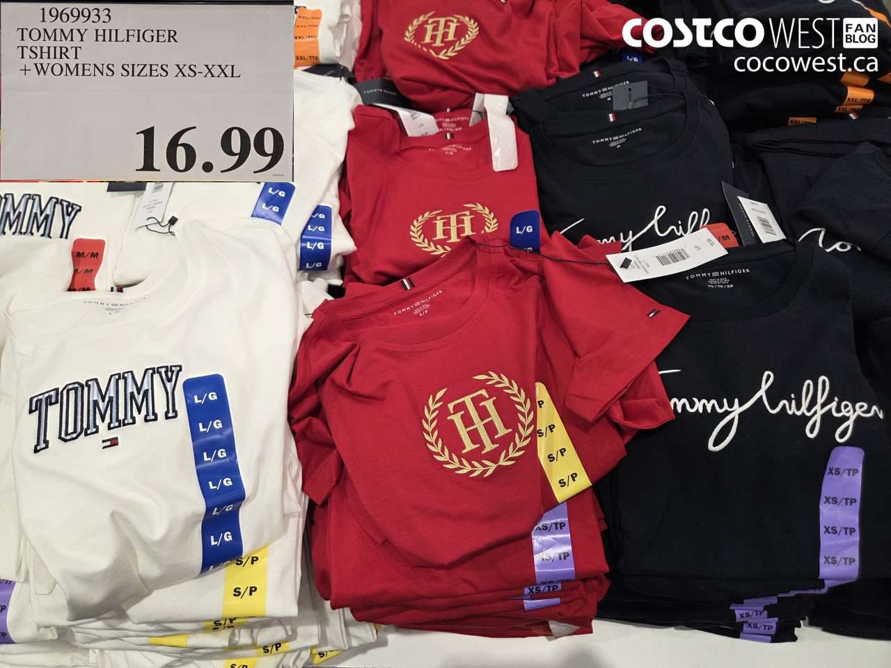 TOMMY HILFIGER TSHIRT + WOMENS SIZES XS-XXL