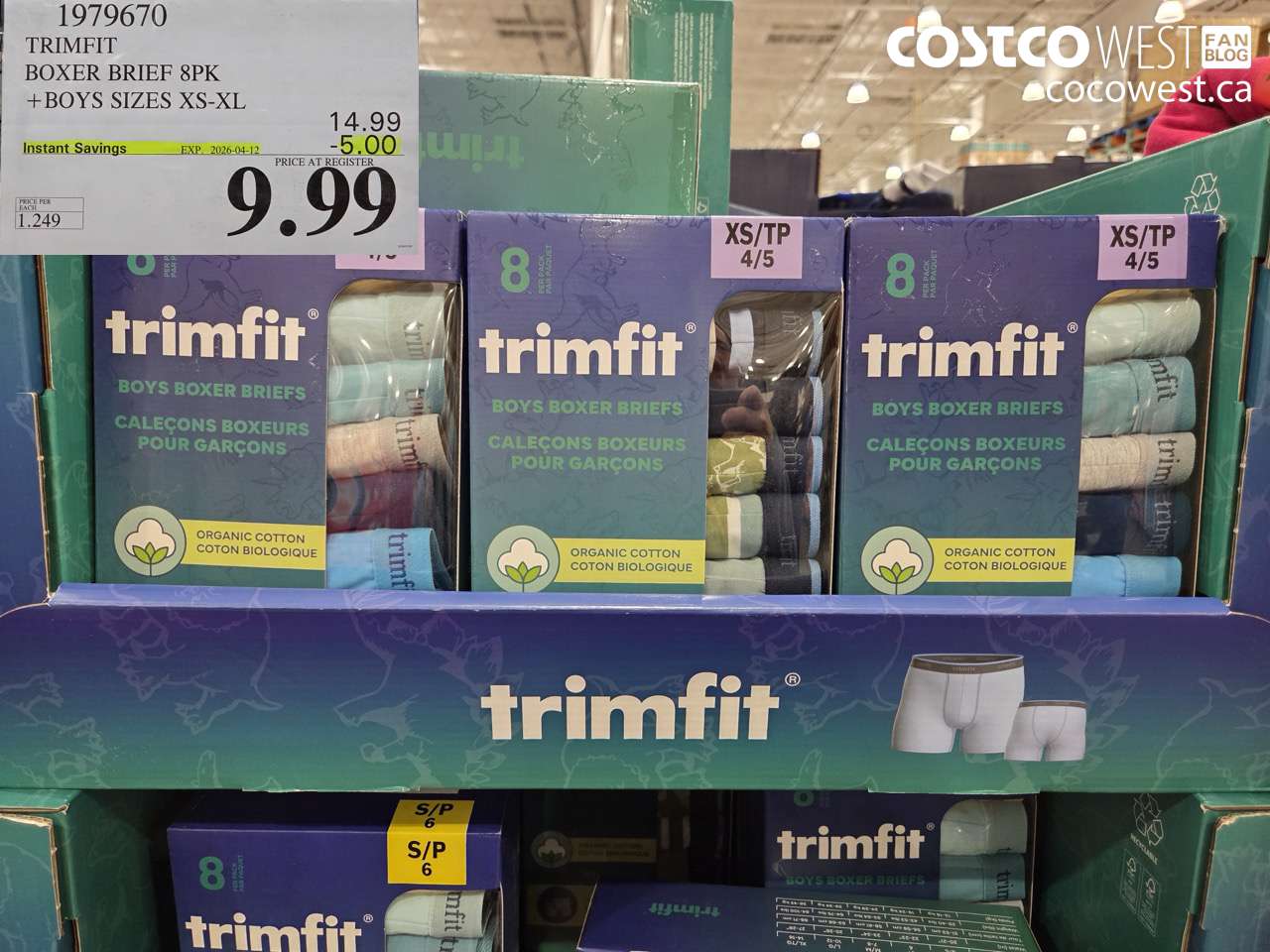 TRIMFIT BOXER BRIEF 8PK +BOYS SIZES XS-XL