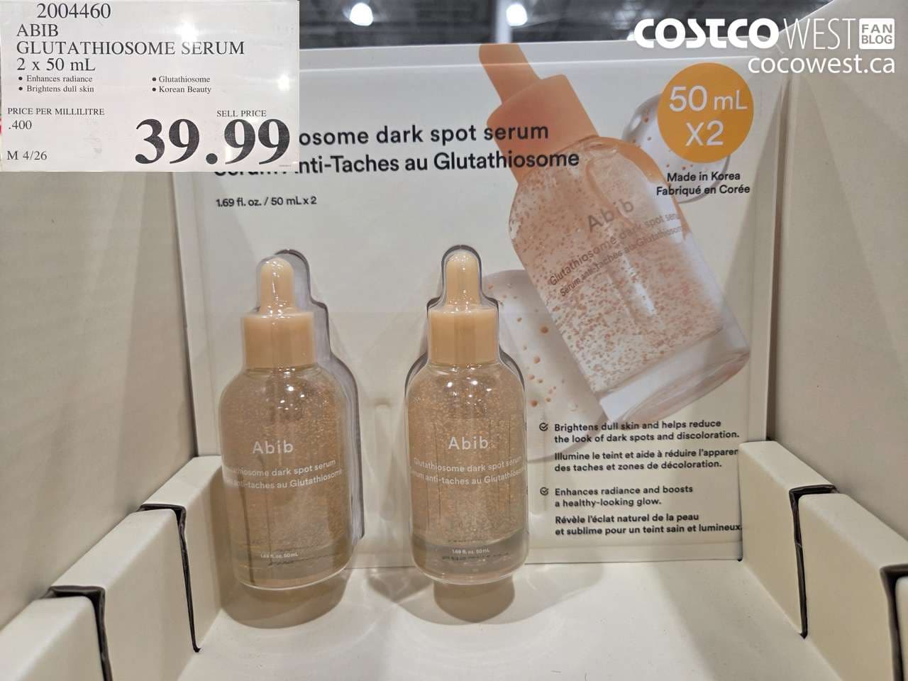 ABIB GLUTATHIONE SERUM 2 X 50 ML