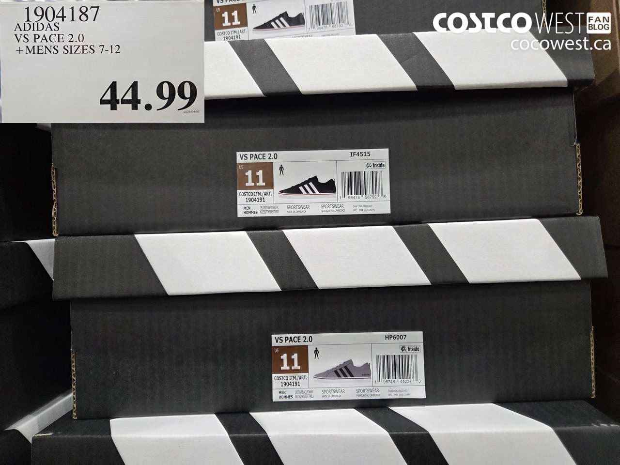 adidas vs pace 20  mens sizes 712