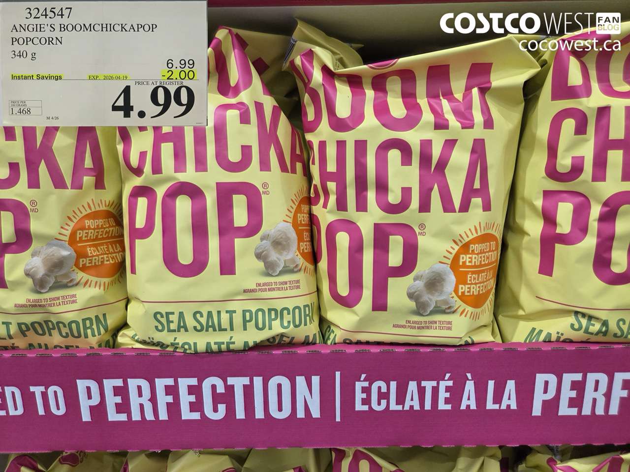 angies boomchickapop popcorn 340 g
