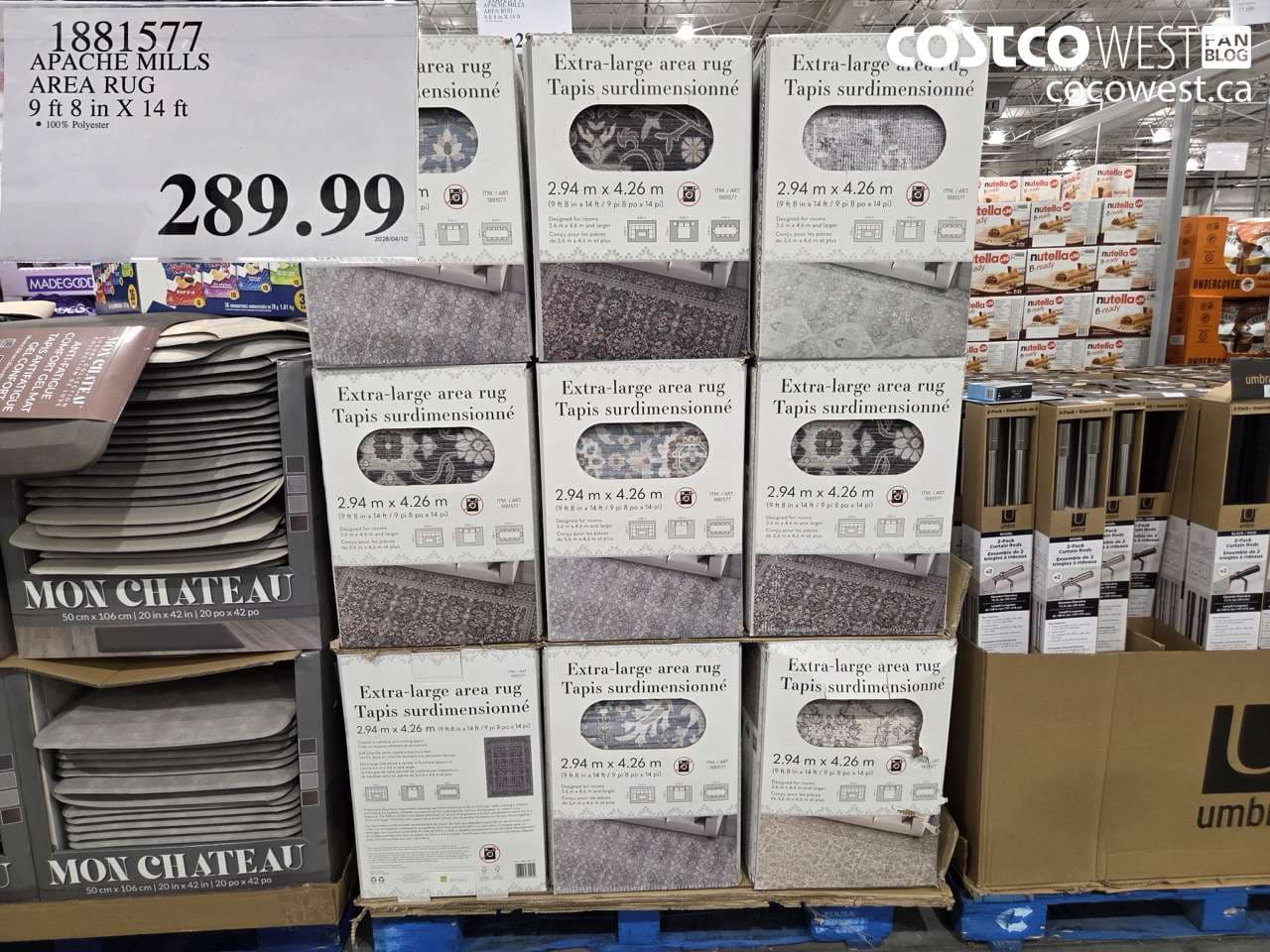 APACHE MILLS AREA RUG 9 FT 8 IN X 14 FT