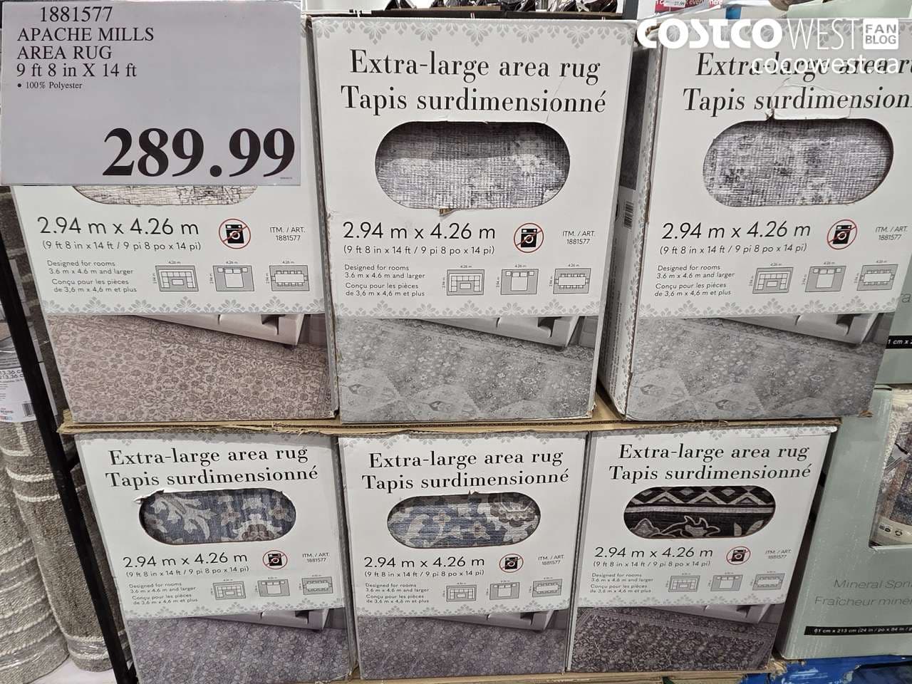 apache mills area rug 9 ft 8 in x 14 ft