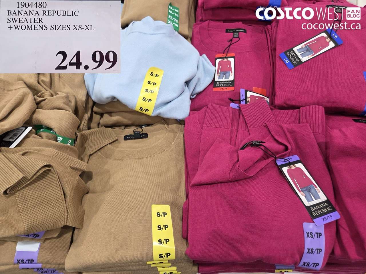 BANANA REPUBLIC SWEATER + WOMENS SIZES XS-XL