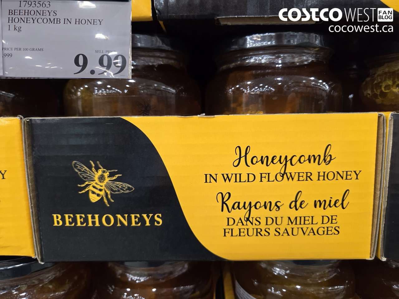 BEEHONEYS HONEYCOMB IN HONEY 1 KG