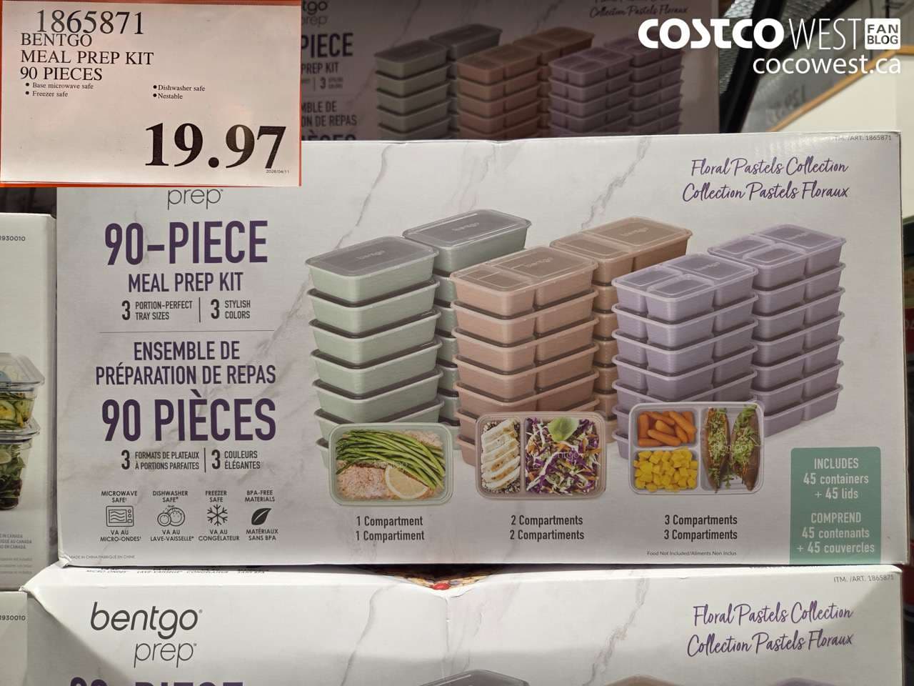 bentgo meal prep kit 90 pieces