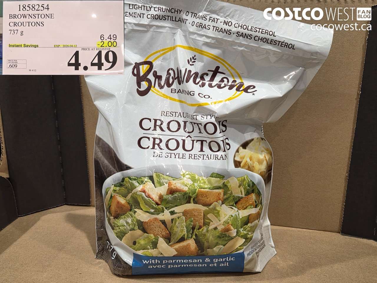 brownstone croutons 737g