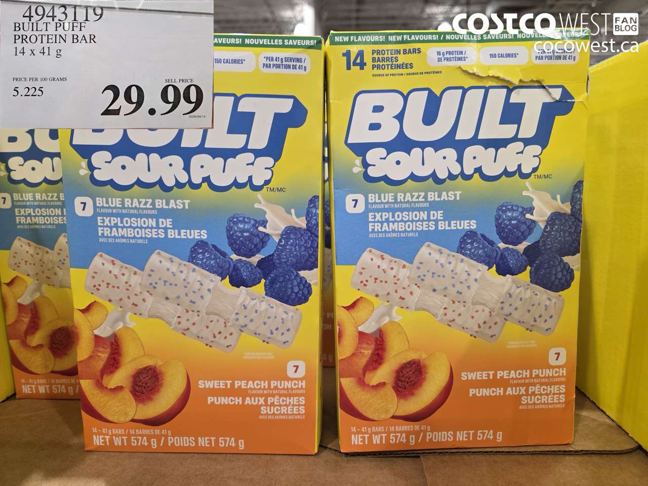 BUILT PUFF PROTEIN BAR 14 X 41G