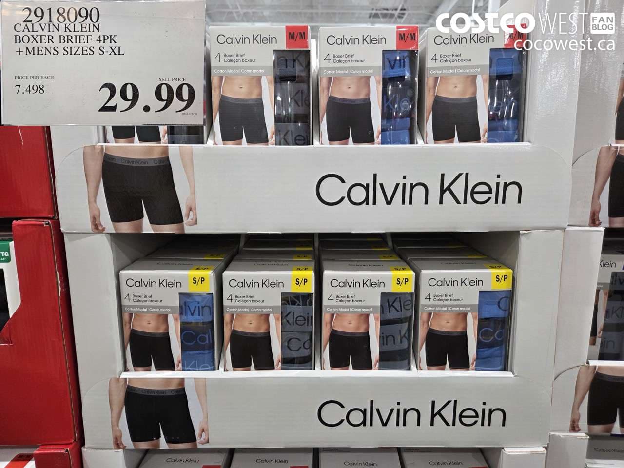 calvin klein boxer brief 4pk  mens sizes sxl