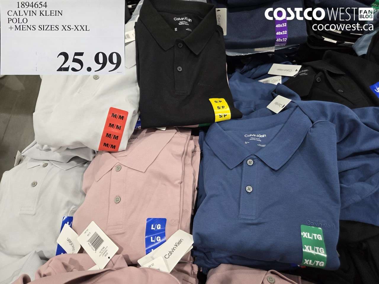 calvin klein polo  mens sizes xsxxl