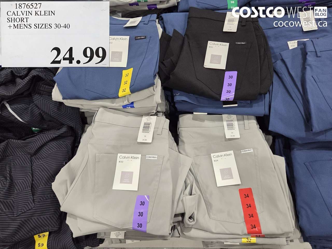 CALVIN KLEIN SHORT + MENS SIZES 30-40