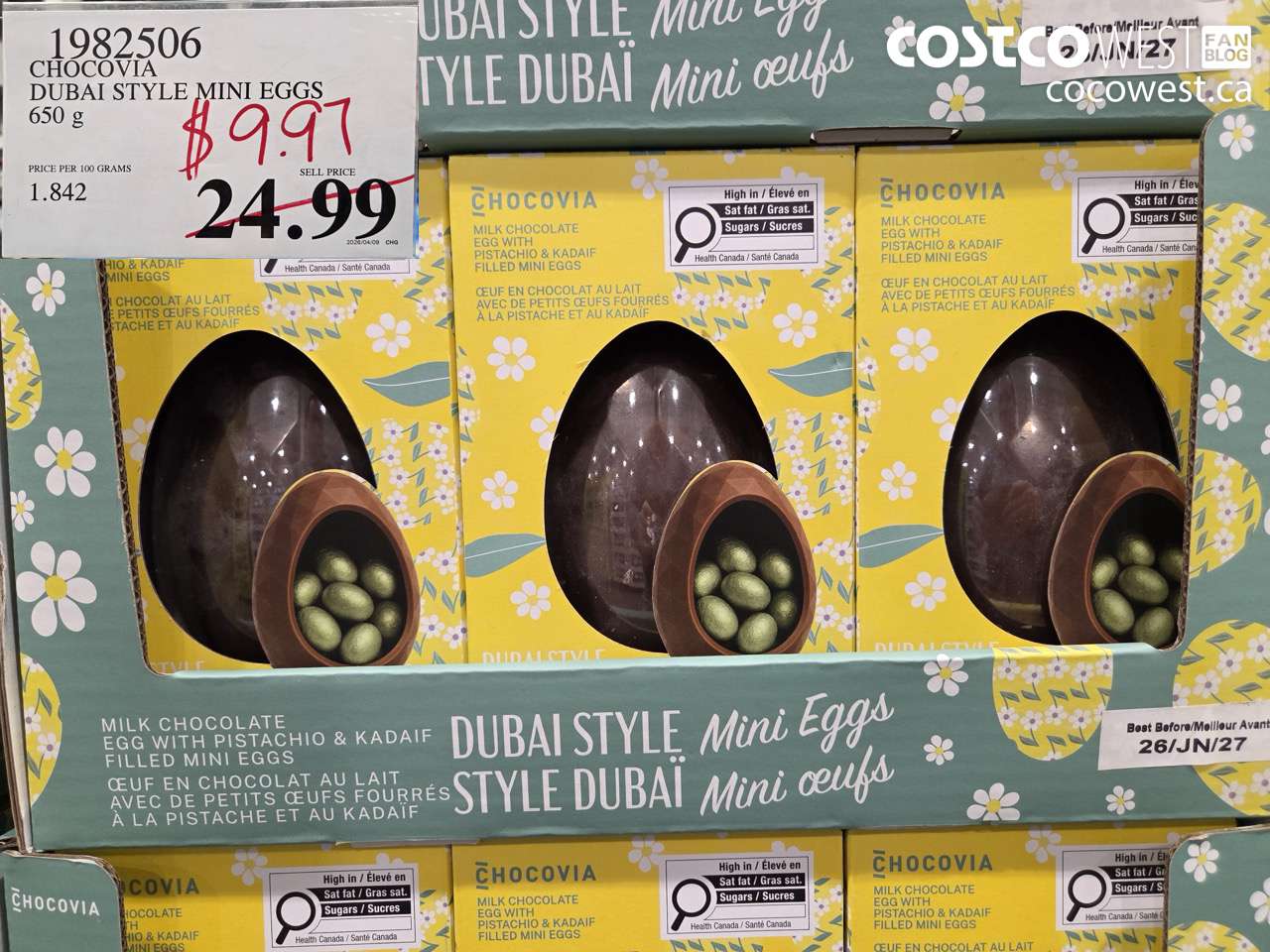 chocovia dubai style mini eggs 650 g