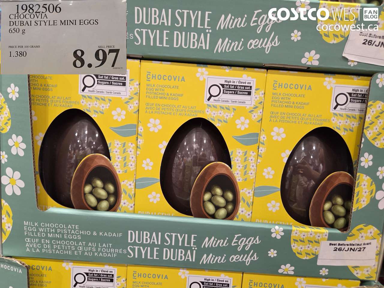 chocovia dubai style mini eggs 650 g