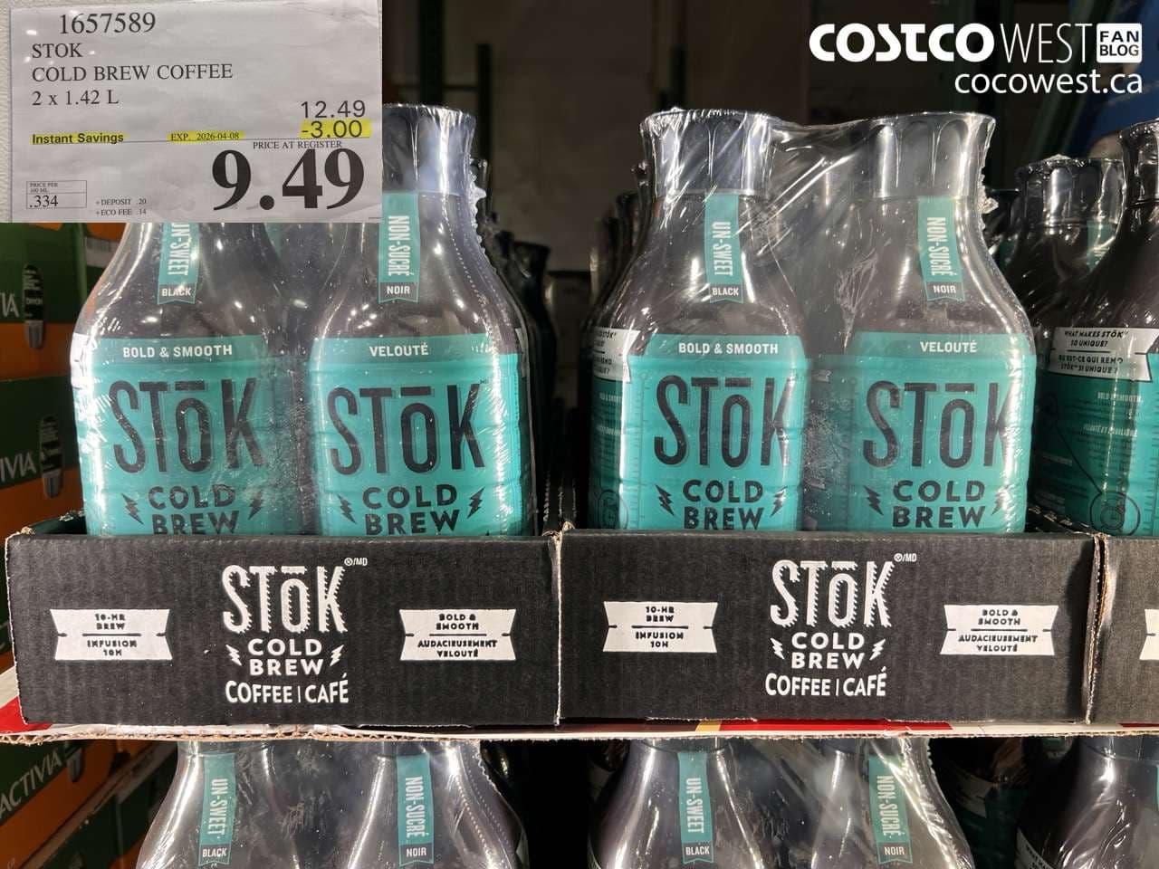 cold brew coffee 2 x 142 l