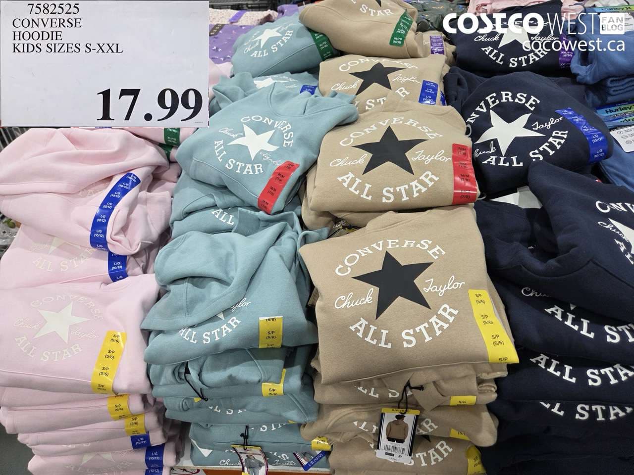 converse hoodie kids sizes sxxl