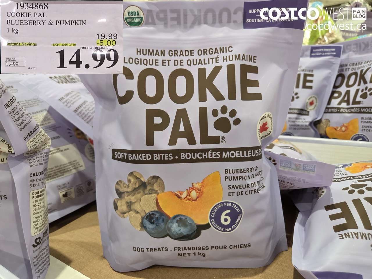 cookie pal blueberry  pumpkin 1kg