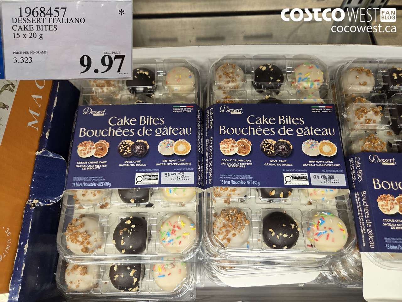 dessert italiano cake bites 15 x 20g