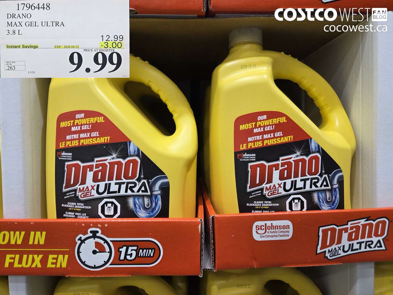 drano max gel ultra 38 l