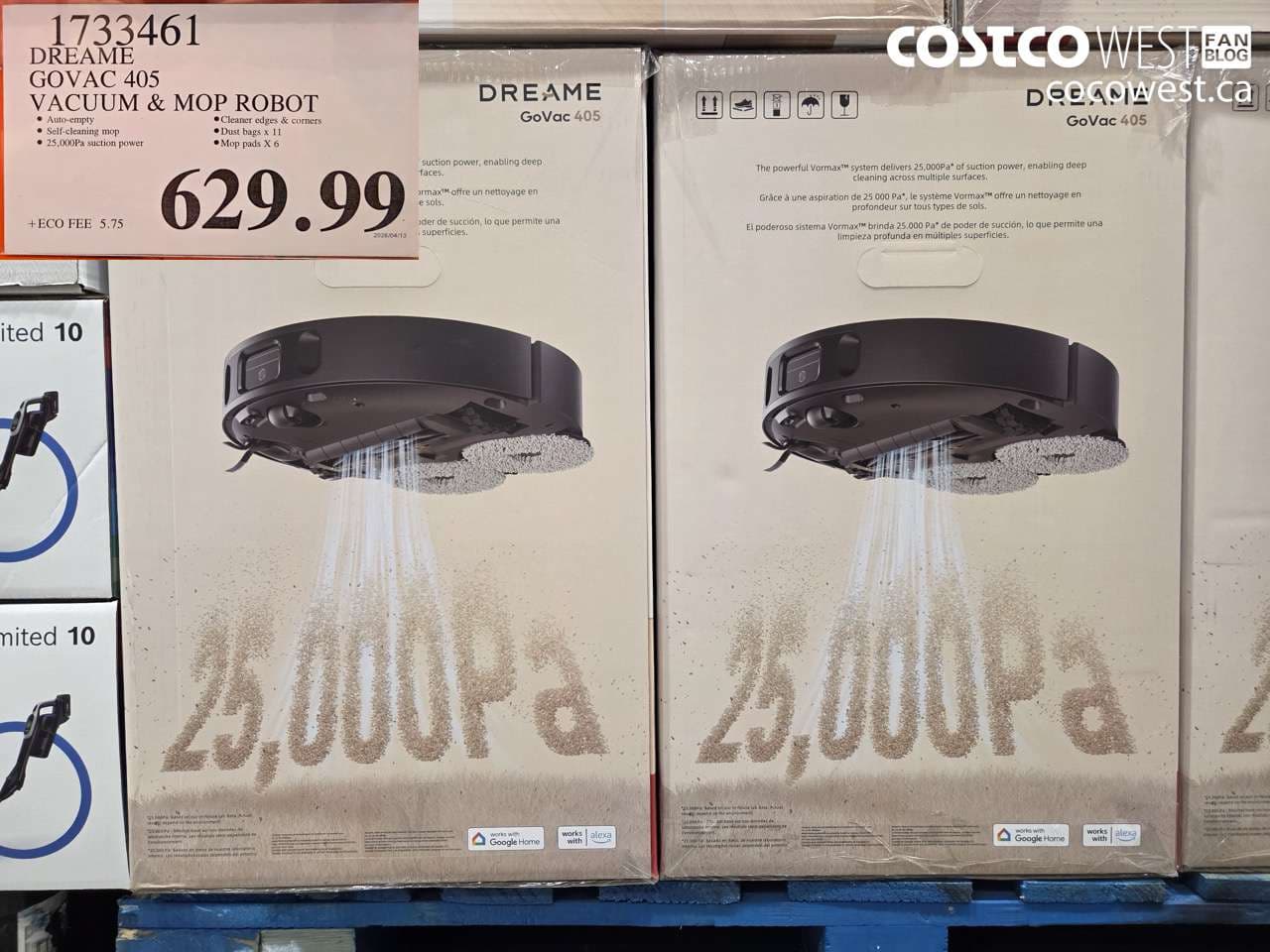 DREAME GOVAC 405 VACUUM & MOP ROBOT