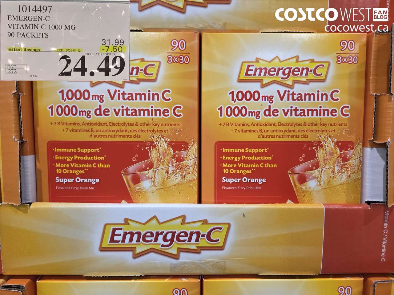 emergenc vitamin c 1000 mg 90 packets