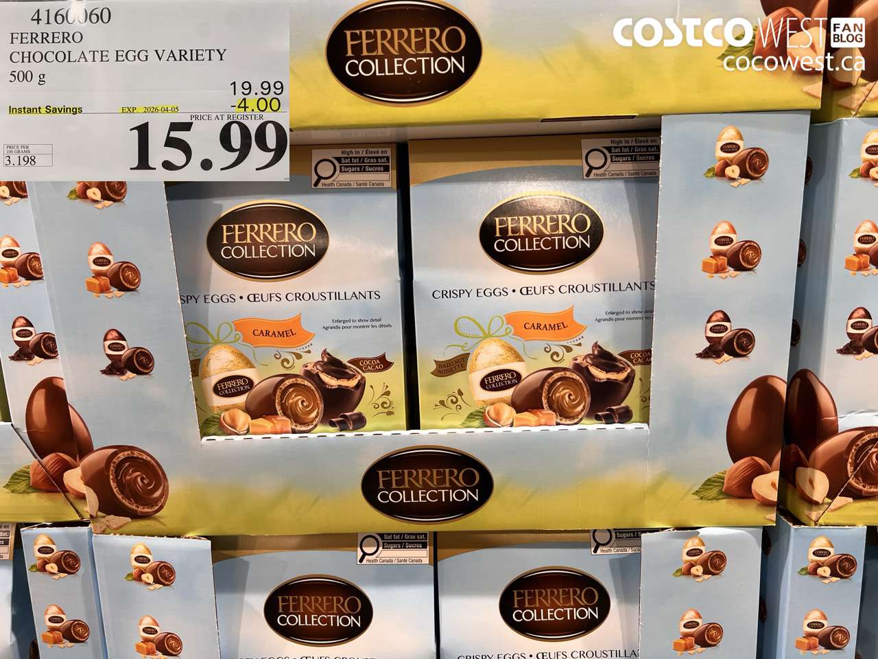 ferrero chocolate egg variety 500 g