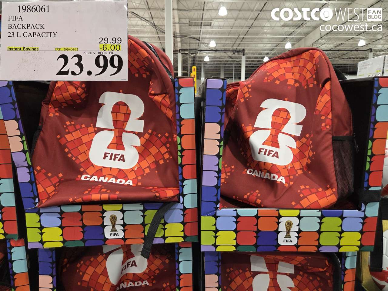 fifa backpack 23 l capacity