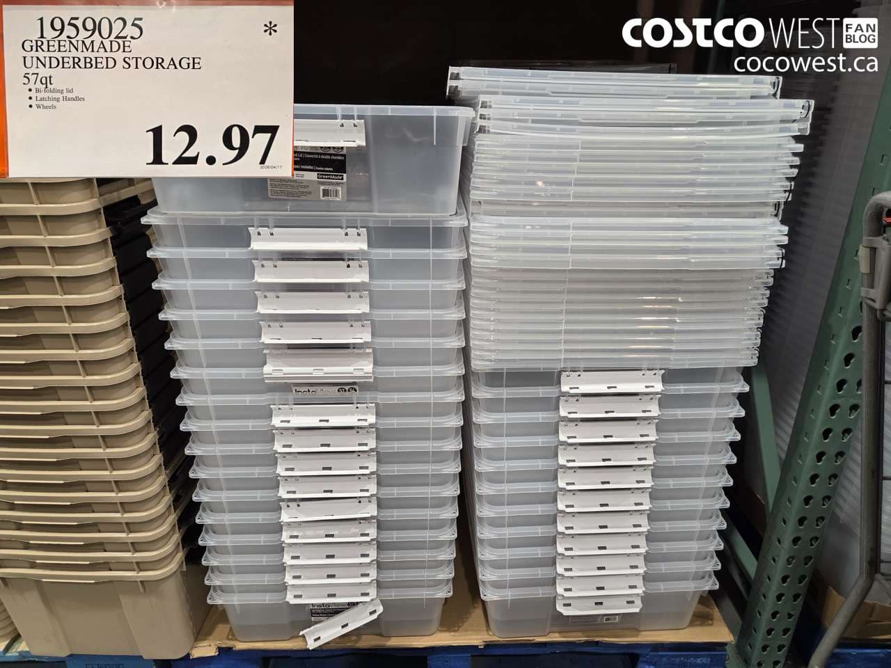 GREENMADE UNDERBED STORAGE 57QT