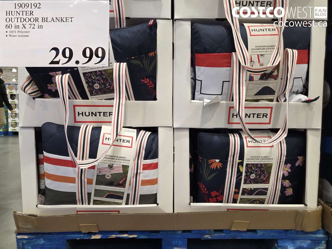 HUNTER OUTDOOR BLANKET 60 IN X 72 IN