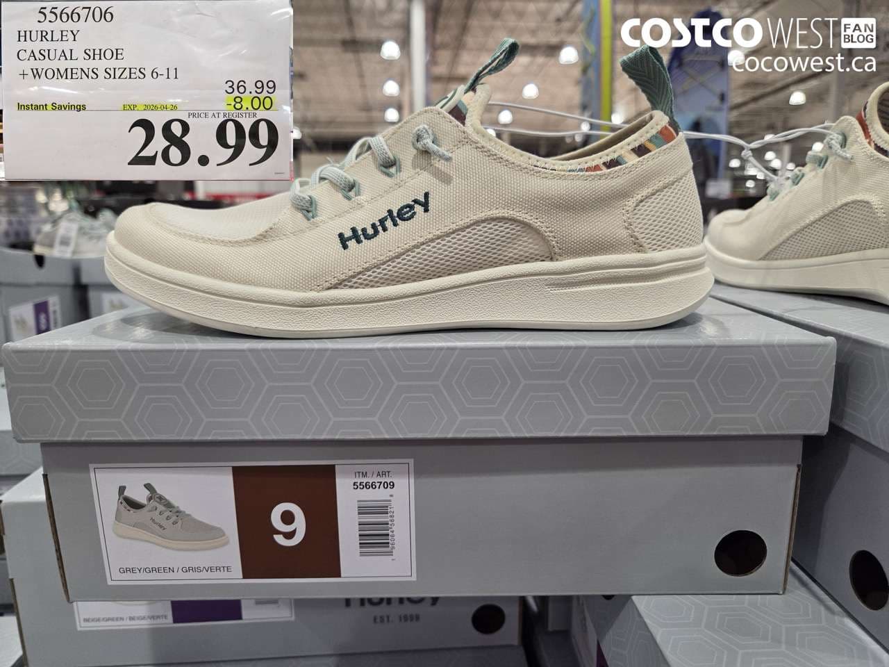hurley casual shoe  womens sizes 611