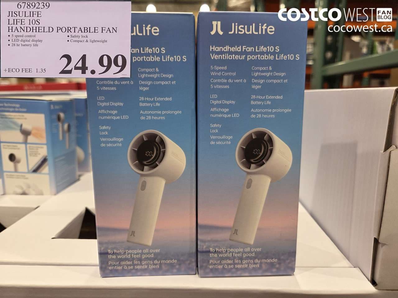 JISULIFE LIFE 10S HANDHELD PORTABLE FAN