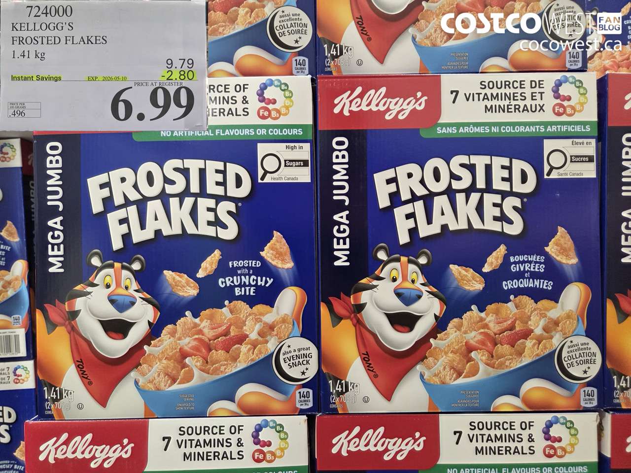 kelloggs frosted flakes 141 kg