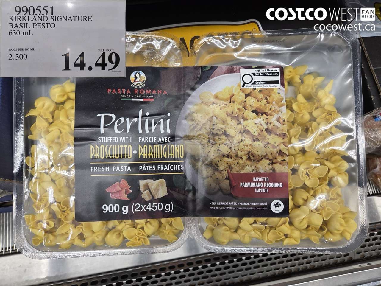 KIRKLAND SIGNATURE BASIL PESTO 630 ML