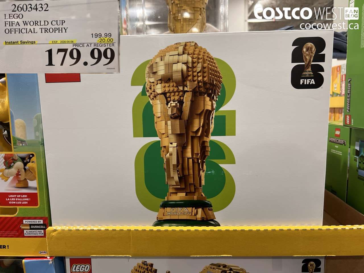 lego fifa world cup official trophy