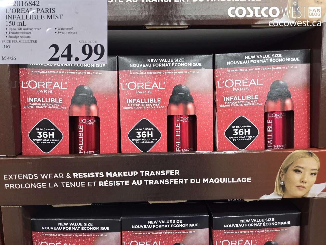 L’OREAL PARIS INFALLIBLE MIST 150 ML
