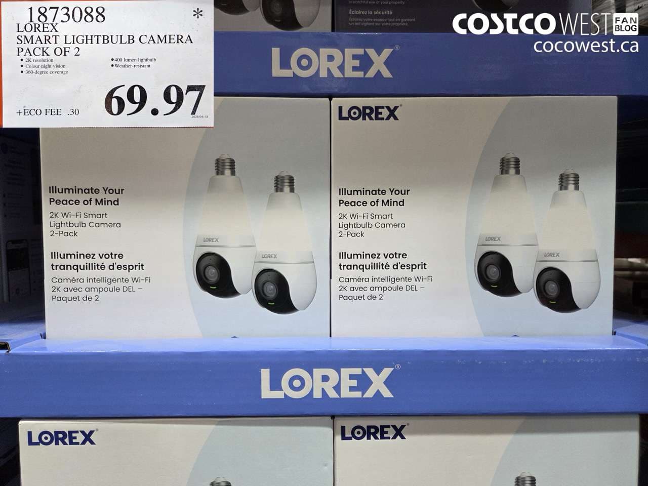 LOREX SMART LIGHTBULB CAMERA PACK OF 2