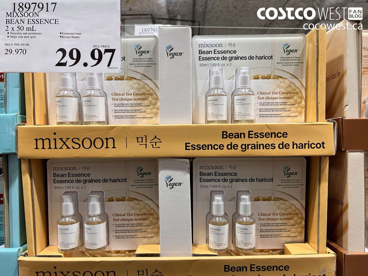 MIXSOON BEAN ESSENCE 2 X 50 ML