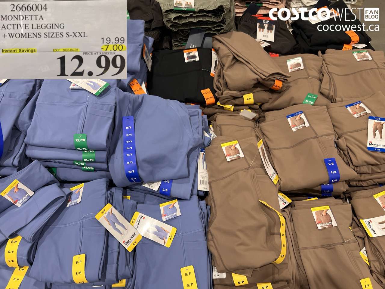 mondetta active legging  womens sizes sxxl