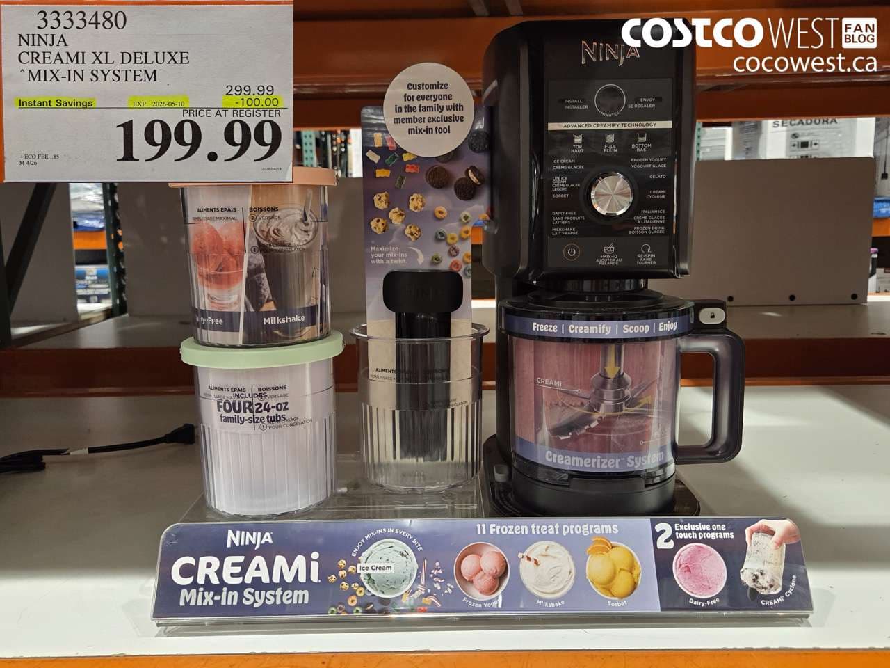 ninja creami xl deluxe mixin system