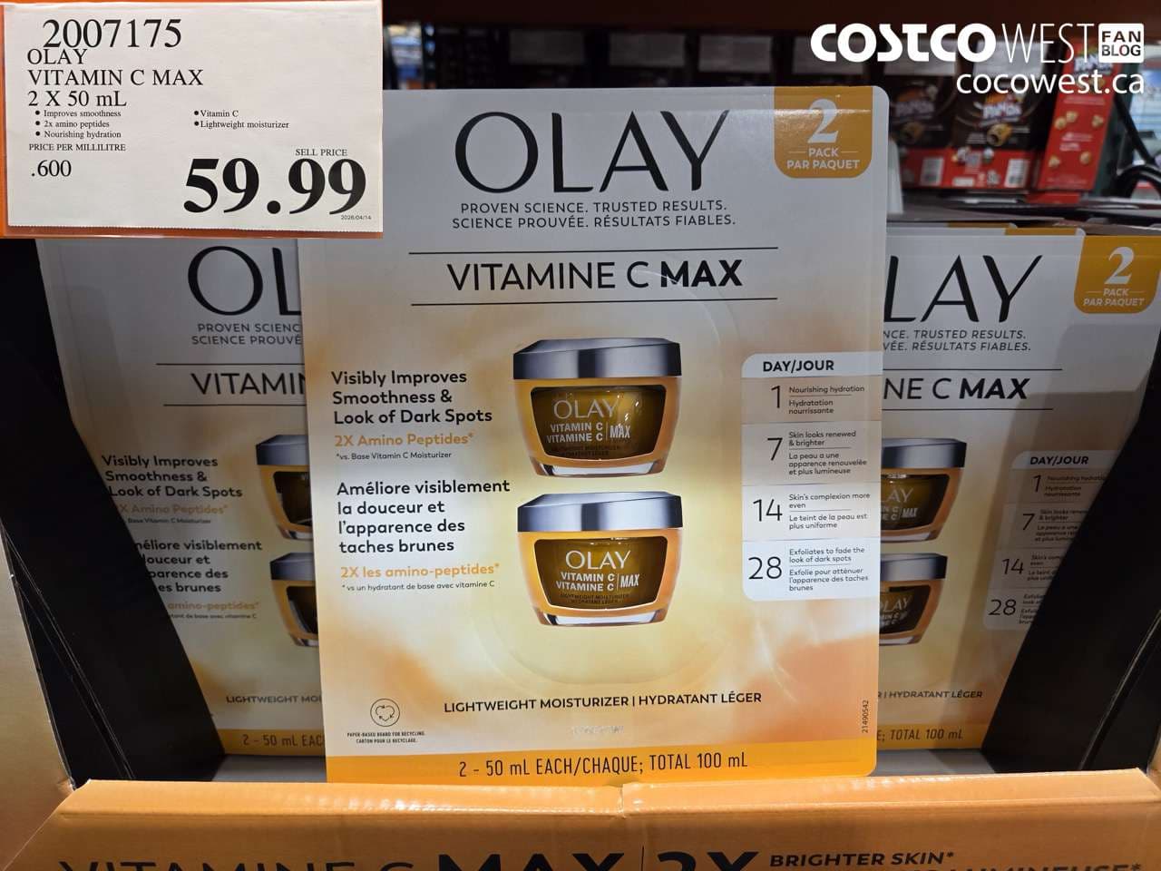 OLAY VITAMIN C MAX 2 X 50 ML