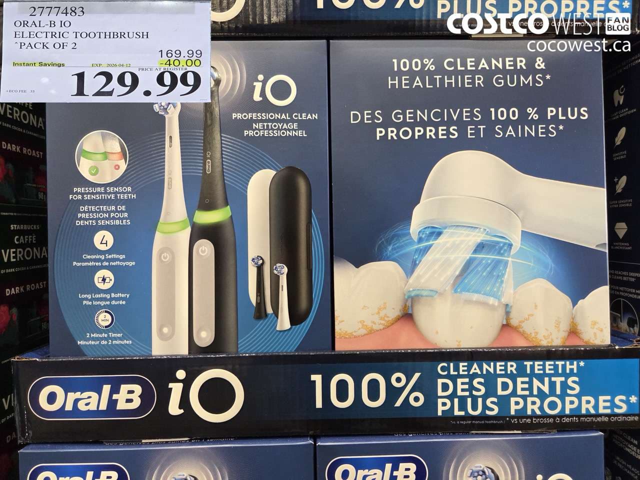 oralb io electric toothbrush pack of 2