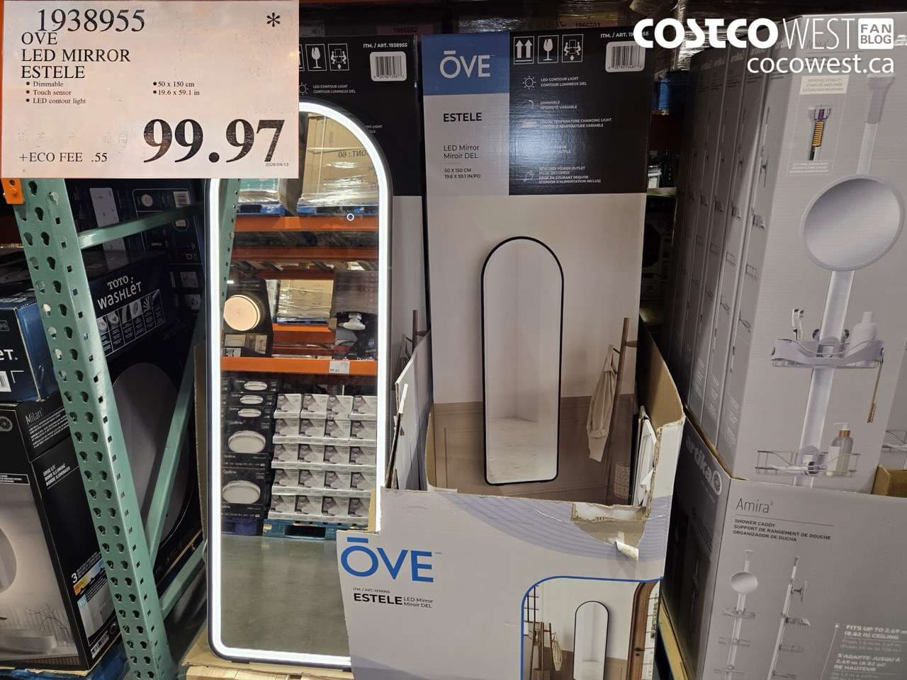 ove led mirror estele