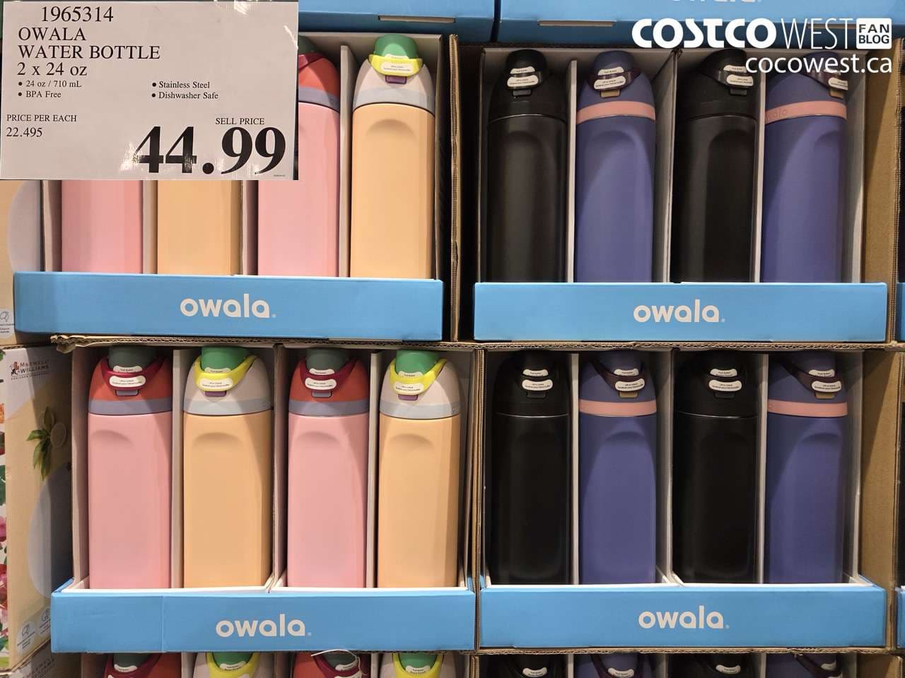 OWALA WATER BOTTLE 2 X 24OZ