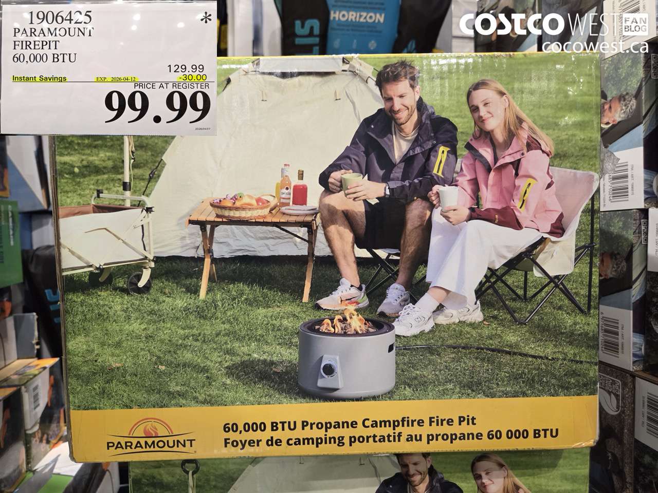 PARAMOUNT FIREPIT 60,000 BTU