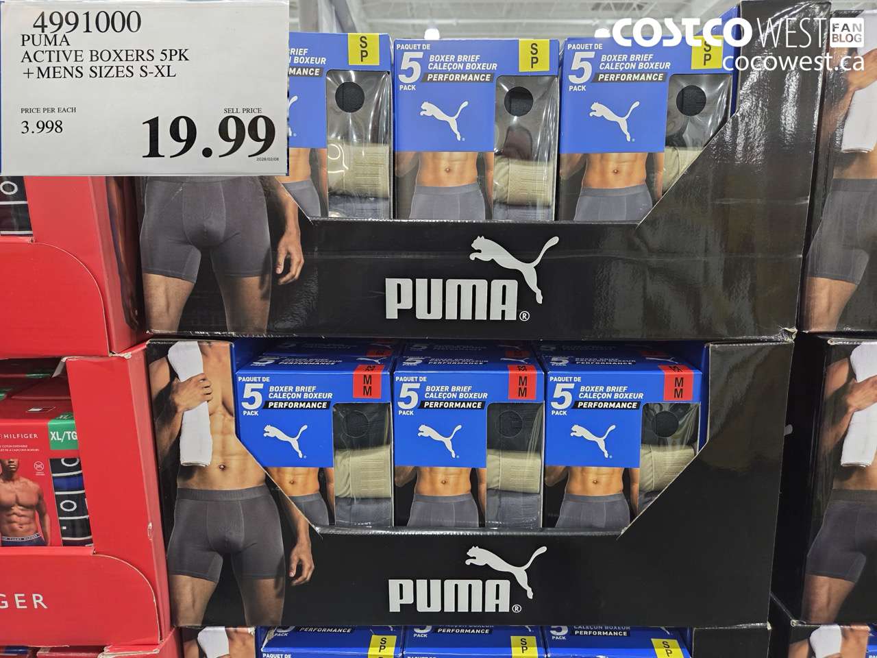 puma active boxers 5pk  mens sizes sxl