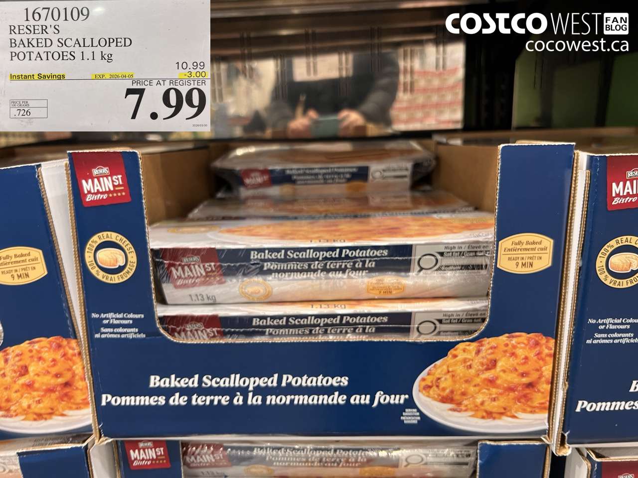 resers baked scalloped potatoes 11 kg