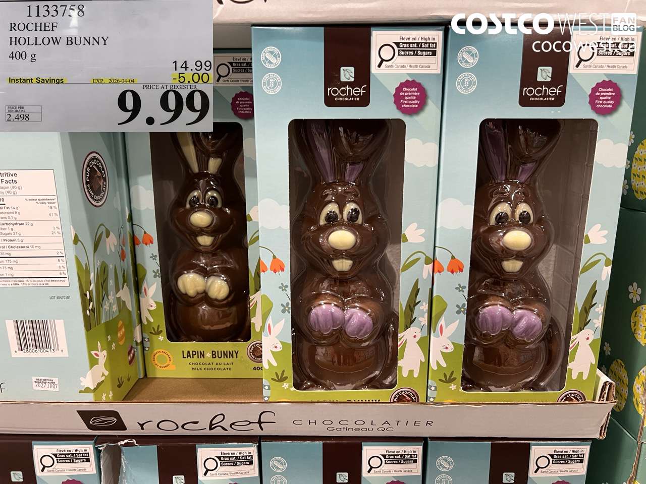 rochef hollow bunny 400 g