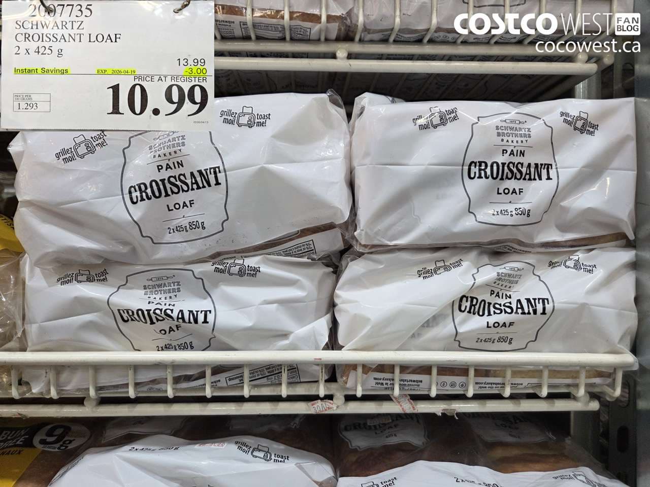 SCHWARTZ CROISSANT LOAF 2 X 425 G