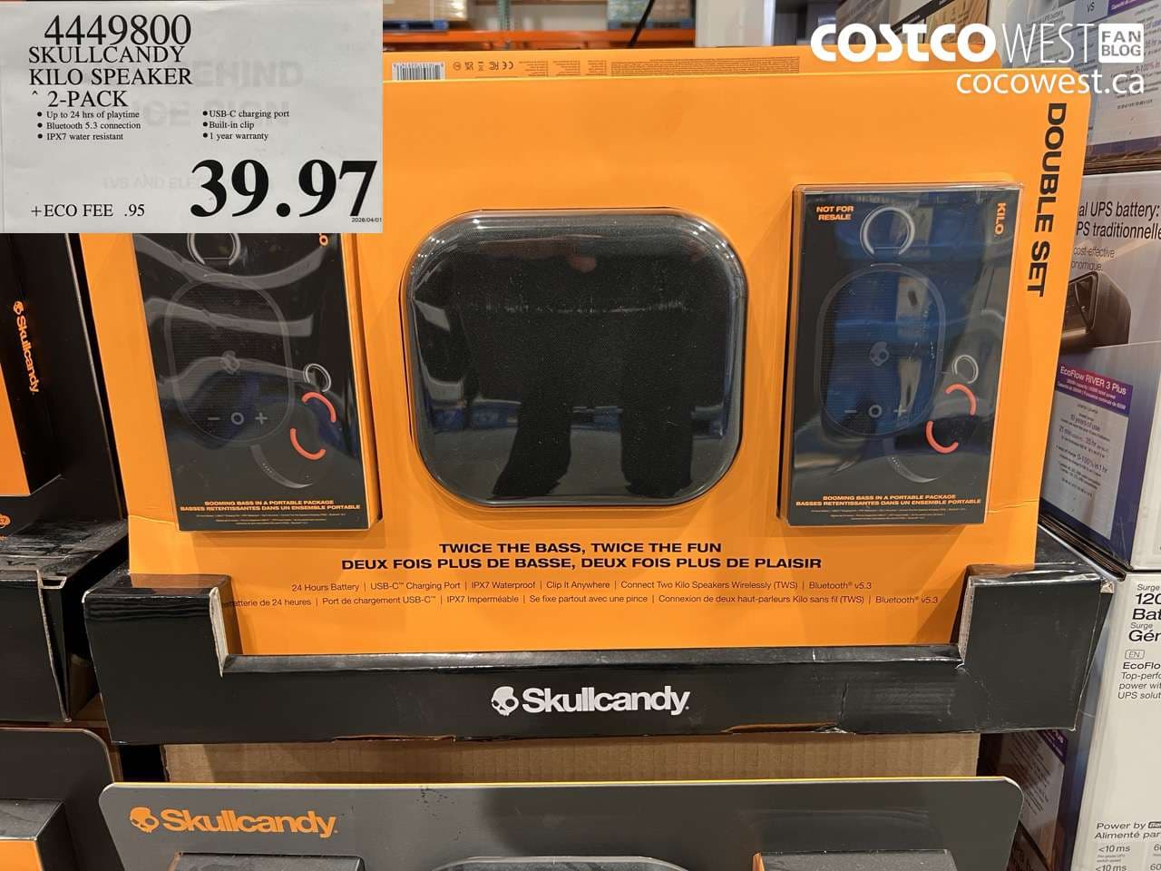 skullcandy kilo speaker 2pack