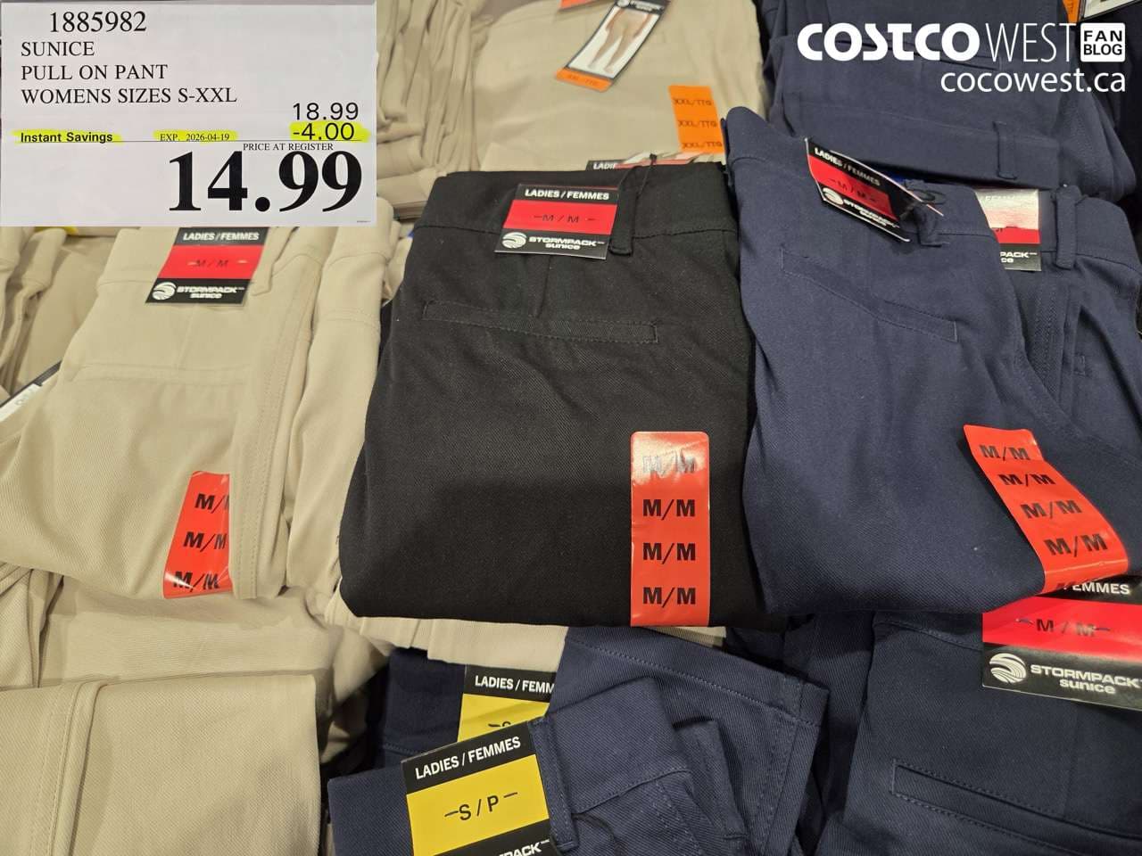 sunice pull on pant womens sizes sxxl