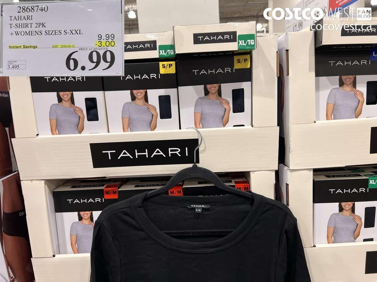 tahari tshirt 2pk  womens sizes sxxl